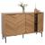 Sideboard HWC-M50, Schrank Kommode Highboard Anrichte, Massiv-Holz Mango 94x151x40cm ~ natur