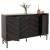 Sideboard HWC-M50, Schrank Kommode Highboard Anrichte, 94x151x40cm ~ dunkelgrau