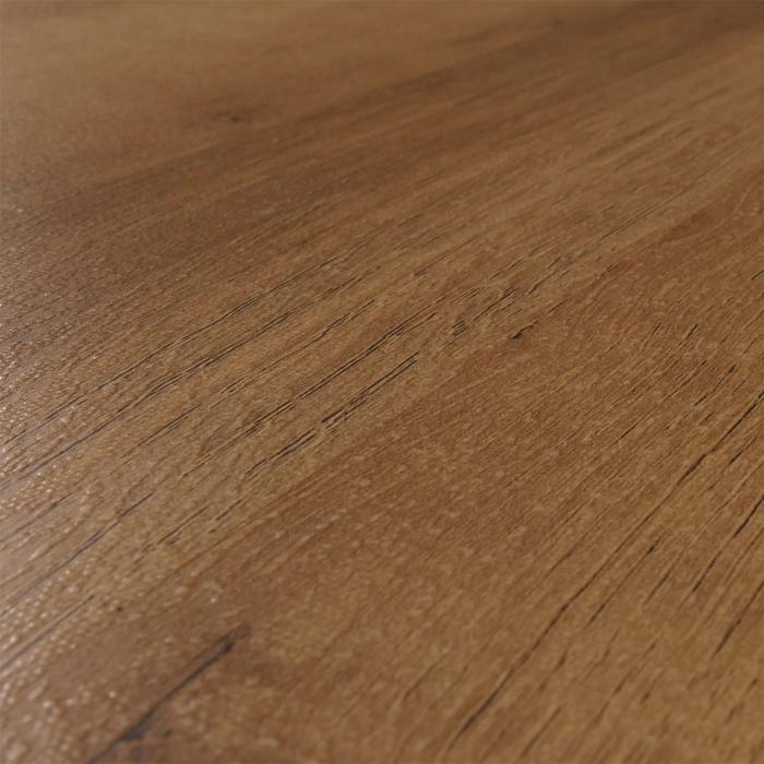 Couchtisch HWC-M49, Wohnzimmertisch Tisch, 3D-Design 2 Schubladen MDF Metall 46x110x55cm ~ natur