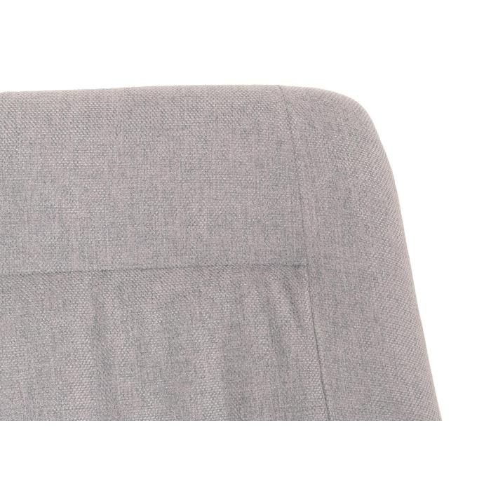 Schaukelstuhl HWC-N13, Schwingstuhl Relaxsessel Fernsehsessel, Massiv-Holz Metall Stoff/Textil 320g/m ~ hellgrau