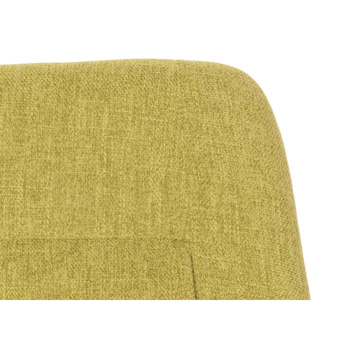 Schaukelstuhl HWC-N13, Schwingstuhl Relaxsessel Fernsehsessel, Massiv-Holz Metall Stoff/Textil 320g/m ~ grn