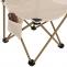 Campingset HWC-N50, Tisch 4x Stuhl Klappstuhl Anglerstuhl faltbar, Metall ~ wei