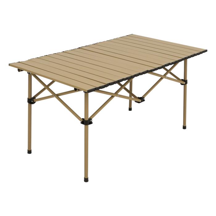 Campingset HWC-N50, Tisch 4x Stuhl Klappstuhl Anglerstuhl faltbar, Metall ~ wei