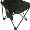 Campingset HWC-N50, Tisch 4x Stuhl Klappstuhl Anglerstuhl faltbar, Metall ~ schwarz