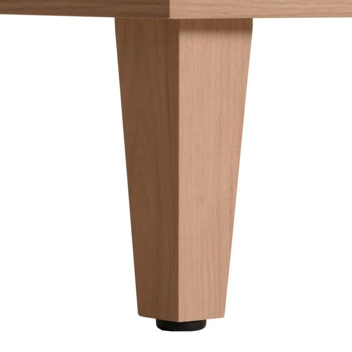 TV-Rack HWC-M48, Lowboard TV-Schrank, Schiebetr 56x150x40cm ~ beige, Schublade grau