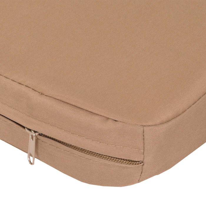 B-Ware (Schoner/Schrauben fehlen SK2) | 2er-Set Gartenstuhl HWC-N41 Armlehne wetterfest Aluminium ~hellgrau Kissen taupe
