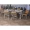 Stimmungsfotos vor ansprechendem Ambiente fr Produkt Gartengarnitur HWC-N41, Tisch+6xStuhl, wetterfest Alu 180x80cm, Seilgeflecht Rope ~ grau Kissen taupe