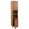 Teak-Badezimmer-Set HWC-M87, Waschtisch Hochschrank Wandspiegel Badezimmer, hochwertiges B-Grade-Teak