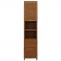 Teak-Badezimmer-Set HWC-M87, Waschtisch Hochschrank Wandspiegel Badezimmer, hochwertiges B-Grade-Teak