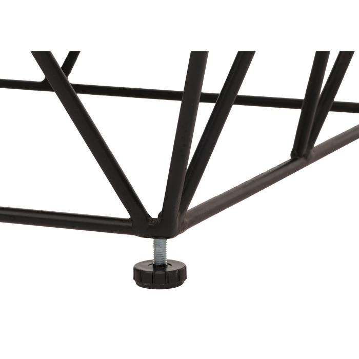 B-Ware (Kratzer/Lackabplatzung SK3) | Teak-Couchtisch HWC-M96, Beistelltisch Tisch, B-Grade-Teak Industrial 53x132x61cm