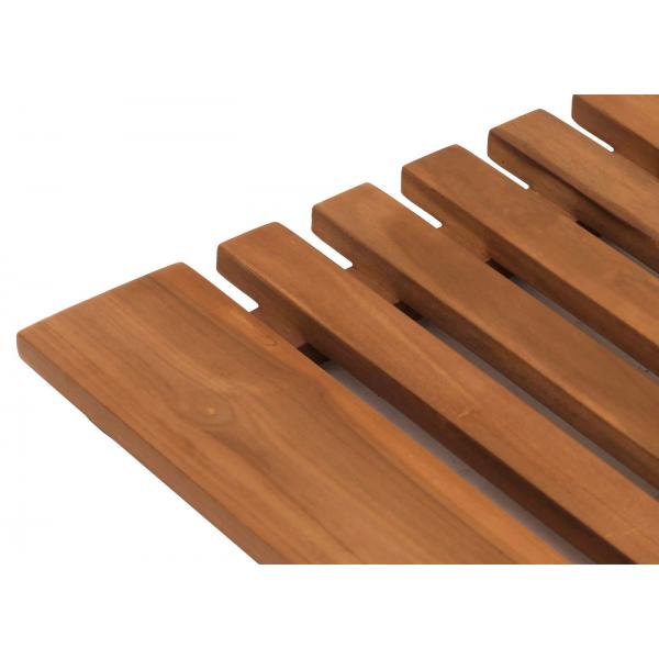 Teak-Fußmatte HWC-N10, Duschmatte Badematte, hochwertiges B-Grade-Teak (Kernholz, 20-30 Jahre), 4x60x40cm Teak-Fußmatte HWC-N10, Duschmatte Badematte, hochwertiges B-Grade-Teak (Kernholz, 20-30 Jahre), 4x60x40cm