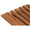 Teak-Fumatte HWC-N10, Duschmatte Badematte, hochwertiges B-Grade-Teak (Kernholz, 20-30 Jahre), 4x60x40cm