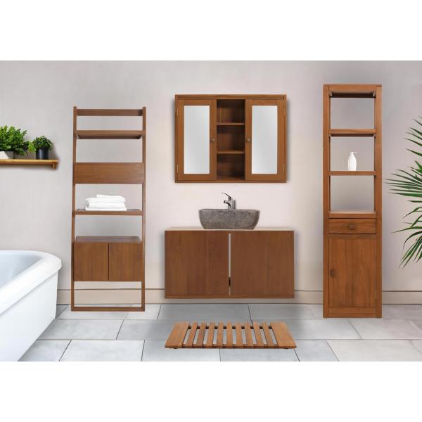 Stimmungsbild für Produkt Teak-Fußmatte HWC-N10, Duschmatte Badematte, hochwertiges B-Grade-Teak (Kernholz, 20-30 Jahre), 4x60x40cm Stimmungsbild für Produkt Teak-Fußmatte HWC-N10, Duschmatte Badematte, hochwertiges B-Grade-Teak (Kernholz, 20-30 Jahre), 4x60x40cm