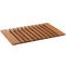 Teak-Fumatte HWC-N10, Duschmatte Badematte, hochwertiges B-Grade-Teak (Kernholz, 20-30 Jahre), 4x60x40cm