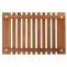 Teak-Fumatte HWC-N10, Duschmatte Badematte, hochwertiges B-Grade-Teak (Kernholz, 20-30 Jahre), 4x60x40cm