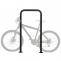 Fahrradbgel HWC-N42, Fahrradstnder Anlehnbgel Bgel Absperrung, In-/Outdoor Stahl pulverbeschichtet 120x70x12cm