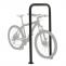 Fahrradbgel HWC-N42, Fahrradstnder Anlehnbgel Bgel Absperrung, In-/Outdoor Stahl pulverbeschichtet 120x70x12cm