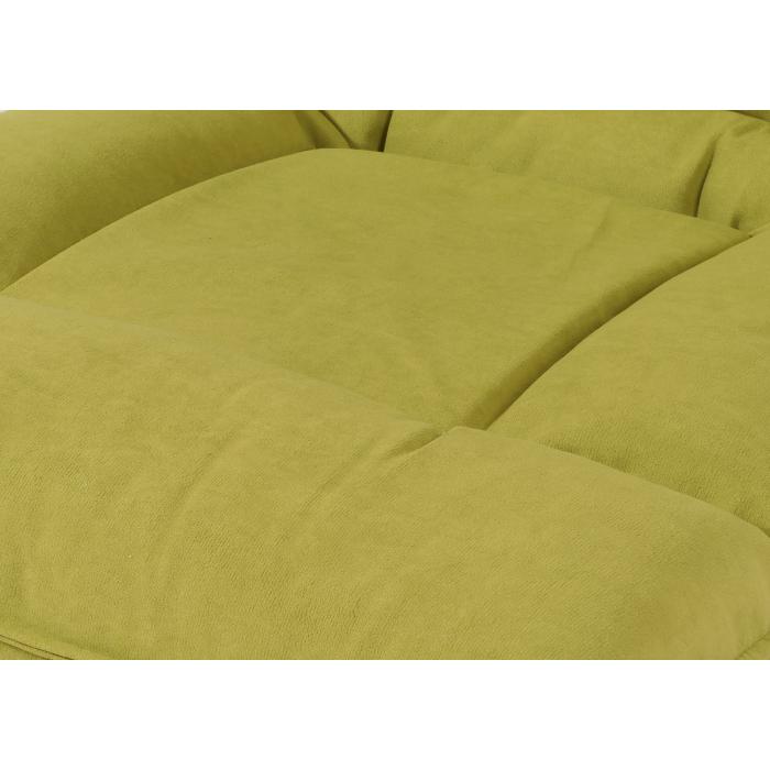 Bodensessel HWC-N44, Relaxsessel Bodenkissen Bodensofa Klappsessel 6 Relaxpositionen, stabiles Gestell Samt ~ grn