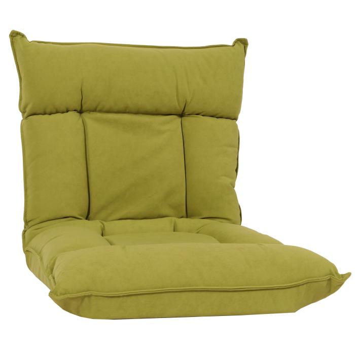 Bodensessel HWC-N44, Relaxsessel Bodenkissen Bodensofa Klappsessel 6 Relaxpositionen, stabiles Gestell Samt ~ grn