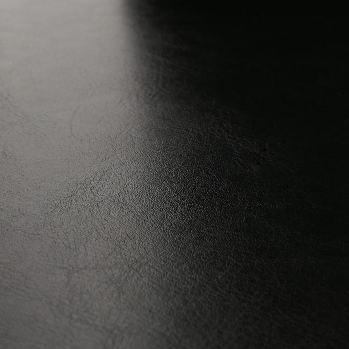 2er-Set Esszimmerstuhl HWC-N67, Stuhl Kchenstuhl Lehnstuhl Massivholz Kunstleder ~ schwarz-braun, schwarze Beine
