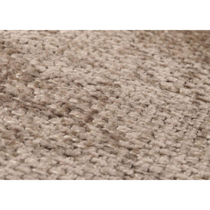 Sitzbank HWC-H70, Esszimmerbank Bank Polsterbank, Lehne Stoff/Textil Chenille Edelstahl gebrstet 180cm ~ braun