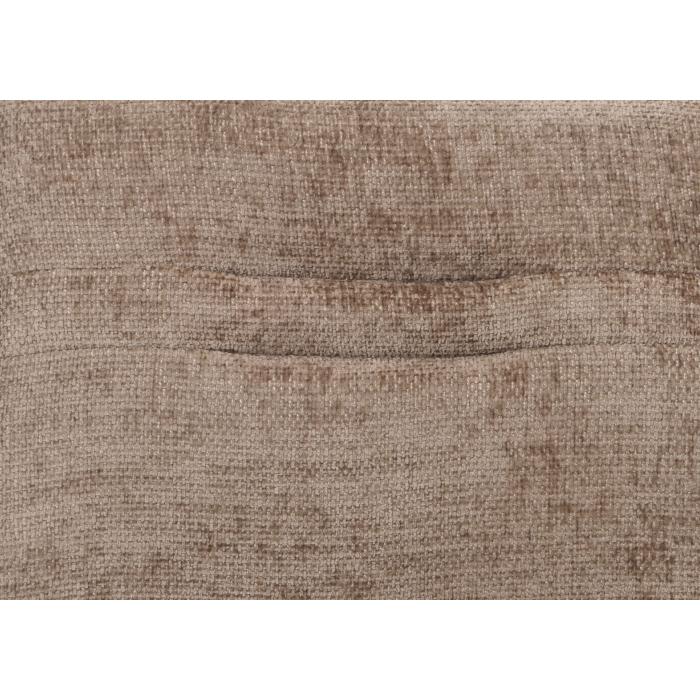 Sitzbank HWC-H70, Esszimmerbank Bank Polsterbank, Lehne Stoff/Textil Chenille Edelstahl gebrstet 180cm ~ braun