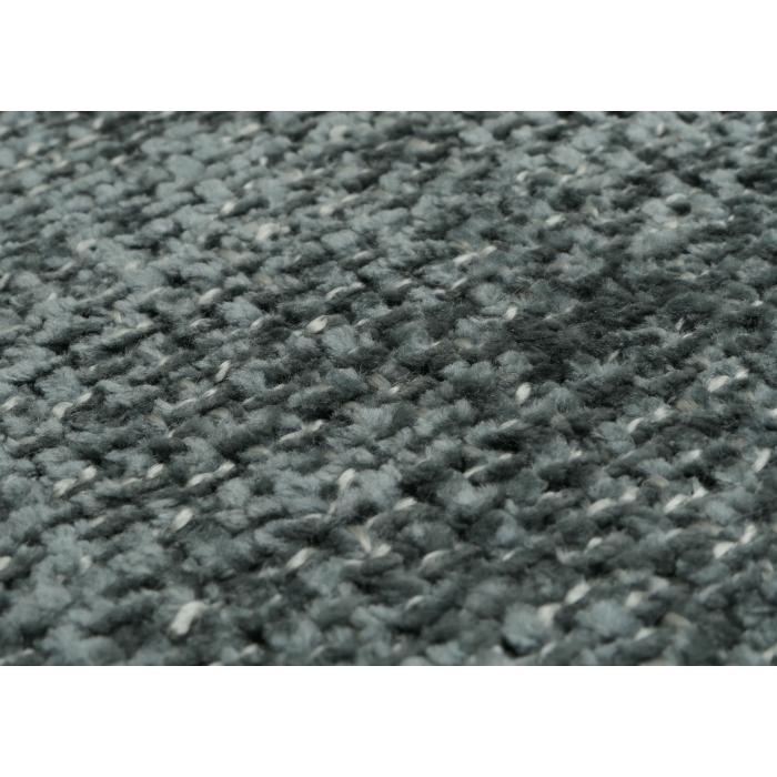Retourenware | Sitzbank HWC-H70, Esszimmerbank Bank Polsterbank, Stoff Chenille Edelstahl gebrstet 180cm ~ blau-grn