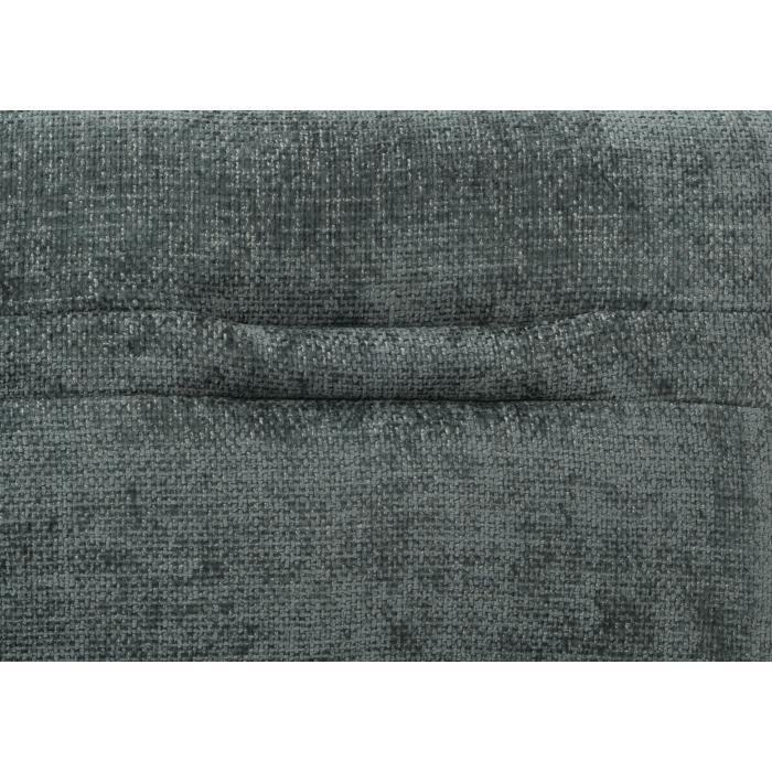 Retourenware | Sitzbank HWC-H70, Esszimmerbank Bank Polsterbank, Stoff Chenille Edelstahl gebrstet 180cm ~ blau-grn