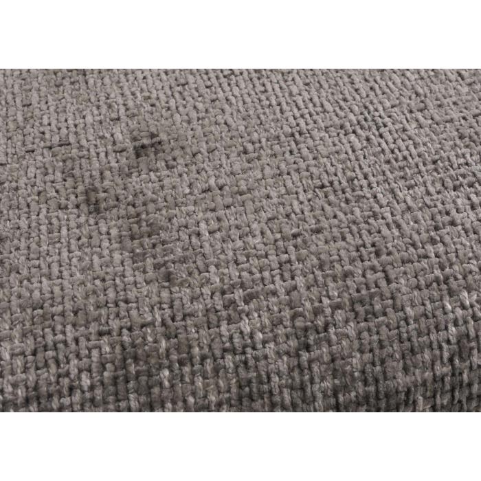 Retourenware | Sitzbank HWC-H70, Esszimmerbank Polsterbank, Lehne Stoff Chenille Edelstahl gebrstet 160cm ~ dunkelgrau