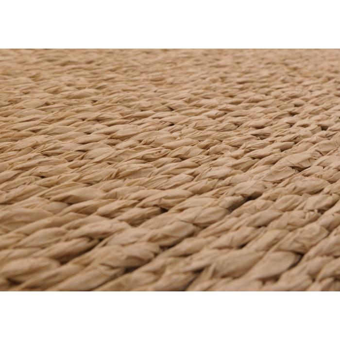 3er-Set Blumentisch HWC-N70, Beistelltisch Tisch Blumenstnder Ablage, stapelbar, Metall Papierseil ~ naturfarben