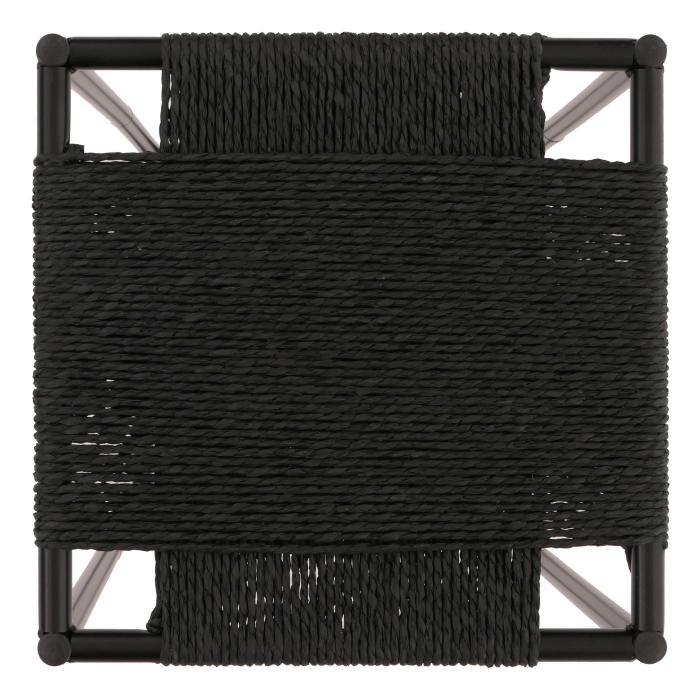 3er-Set Blumentisch HWC-N70, Beistelltisch Tisch Blumenstnder Ablage, stapelbar, Metall Papierseil ~ anthrazit