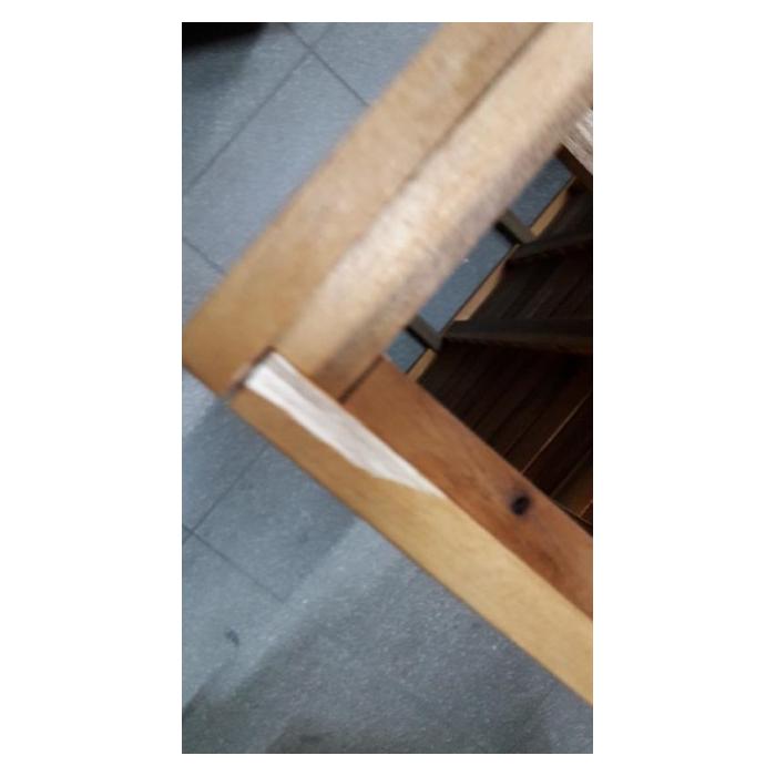 Defekte Ware (Einsatz/Holz beschdigt SK4) | Pflanzkasten HWC-L21, Hochbeet, eckig 77x63x23cm Akazie Holz, braun