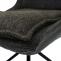Esszimmerstuhl HWC-N71, Kchenstuhl, drehbar Auto-Return, Stoff/Textil (420g/m) ko-Tex ~ grn