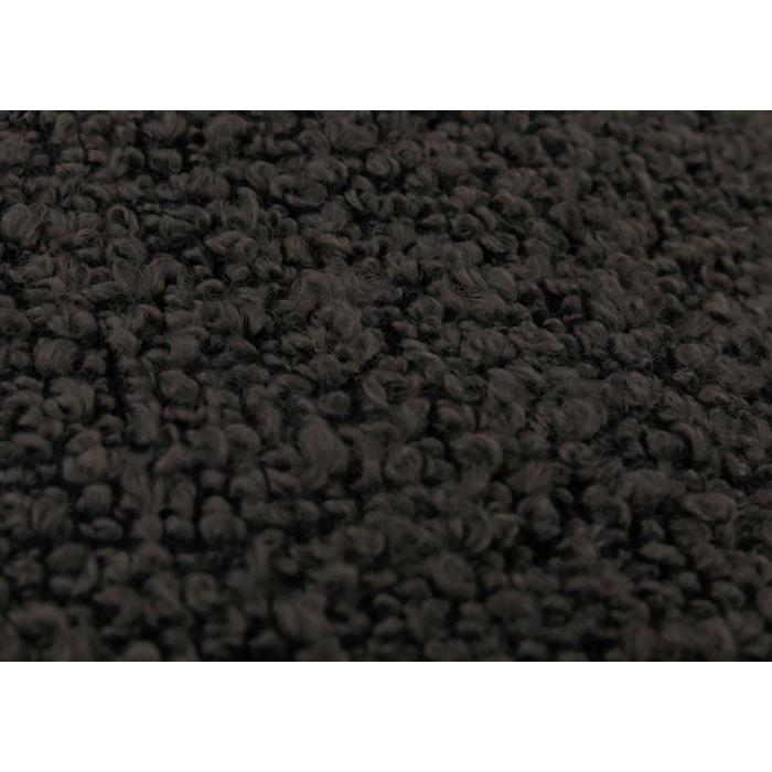 Esszimmerstuhl HWC-G66, Kchenstuhl Stuhl, drehbar Auto-Position Stoff/Textil Boucl MVG ~ dunkelgrau