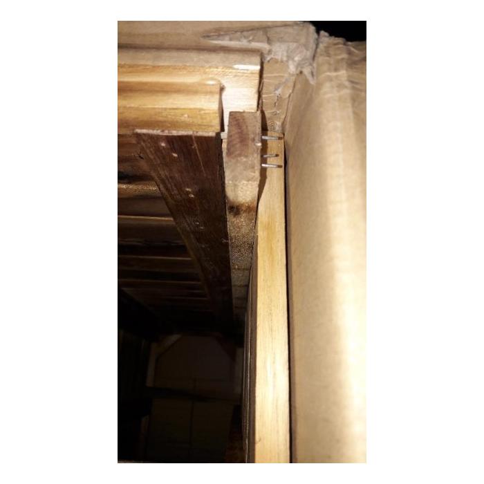 Defekte Ware (Holzkasten beschdigt SK3) | Pflanzkasten HWC-L21, Hochbeet Pflanzkbel Blumentopf, 77x63x23cm Akazie