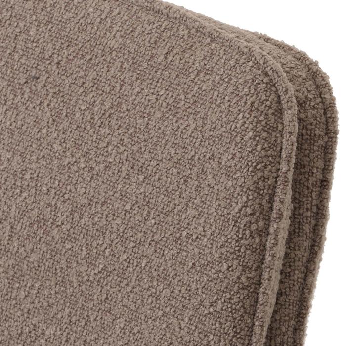 6er-Set Esszimmerstuhl HWC-N73, Kchenstuhl, drehbar Auto-Return, Stoff/Textil Boucle (540g/m) ko-Tex ~ beige