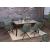 6er-Set Esszimmerstuhl HWC-N73, Kchenstuhl, drehbar Auto-Return, Stoff/Textil Chenille (490g/m) ko-Tex ~ grn