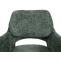 2er-Set Esszimmerstuhl HWC-N74, Kchenstuhl, drehbar Auto-Return, Stoff Chenille (490g/m) ko-Tex ~ grn