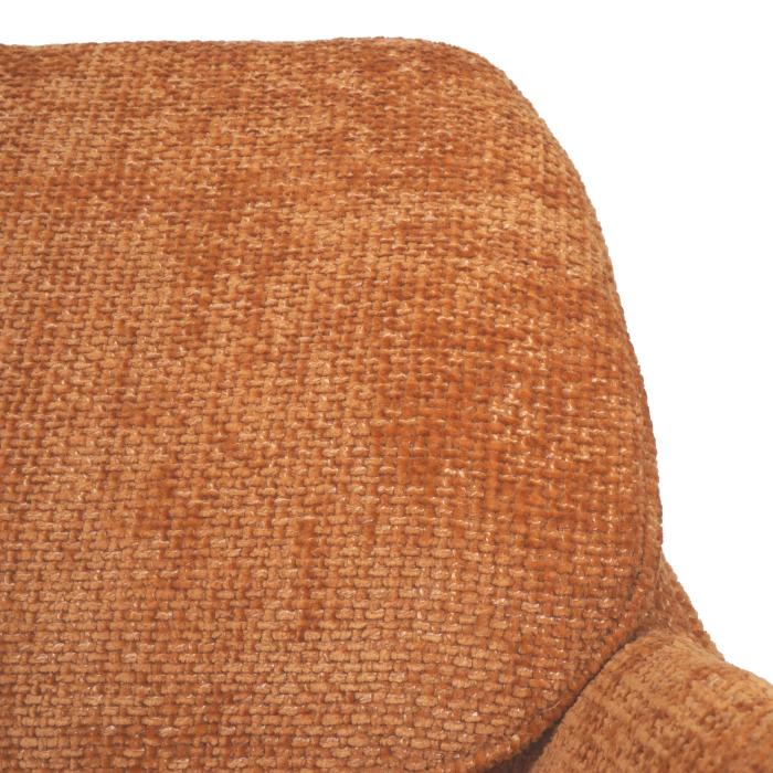 2er-Set Esszimmerstuhl HWC-N74, Kchenstuhl, drehbar Auto-Return, Stoff Chenille (490g/m) ko-Tex ~ ocker-gelb