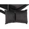 Schlafsessel HWC-K29, Klappsessel Schlafsofa Gstebett, Liegeflche 190x100cm, Stoff Chenille (370g/m) ~ dunkelgrau