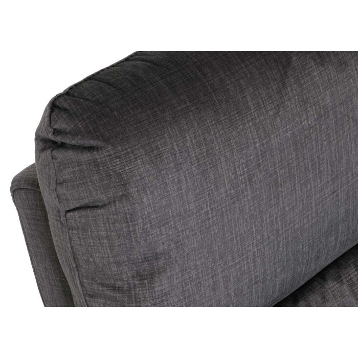Fernsehsessel HWC-K62, Sessel Relaxsessel TV-Sessel, Liegefunktion Aufstehhilfe elektrisch, Metall Chenille ~ dunkelgrau