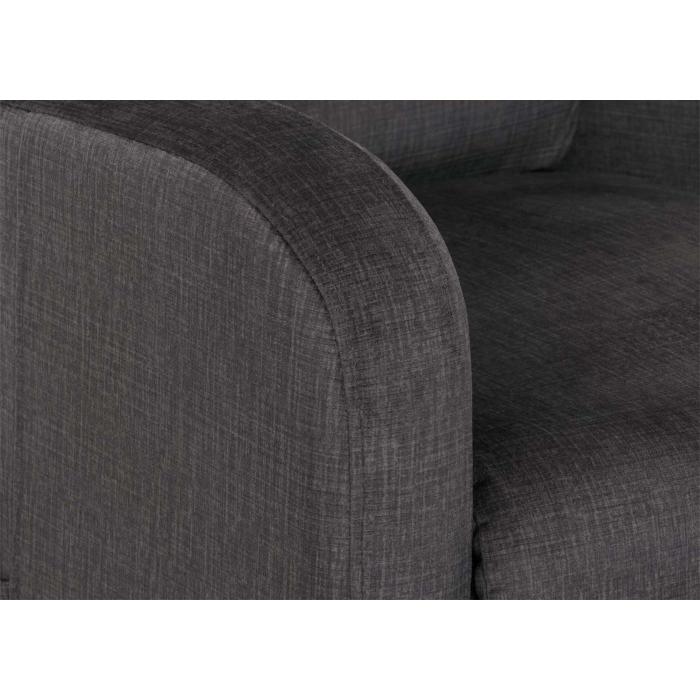 Fernsehsessel HWC-K62, Sessel Relaxsessel TV-Sessel, Liegefunktion Aufstehhilfe elektrisch, Metall Chenille ~ dunkelgrau