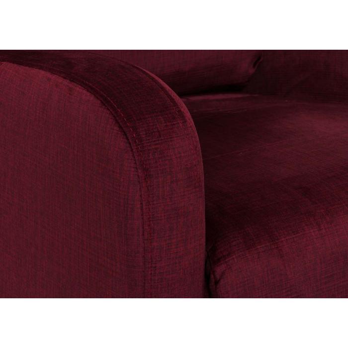 Fernsehsessel HWC-K62, Sessel Relaxsessel TV-Sessel, Liegefunktion Aufstehhilfe elektrisch, Metall Chenille ~ bordeaux