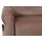 Retourenware | Fernsehsessel HWC-K63, Sessel Liegefunktion Aufstehhilfe Massage Heizfunktion 220g/m Chenille ~ braun