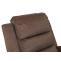 Retourenware | Fernsehsessel HWC-K63, Sessel Liegefunktion Aufstehhilfe Massage Heizfunktion 220g/m Chenille ~ braun
