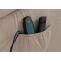 Fernsehsessel HWC-K63, Relaxsessel, Liegefunktion Aufstehhilfe Massage Heizfunktion, Stoff 220g/m Chenille ~ creme