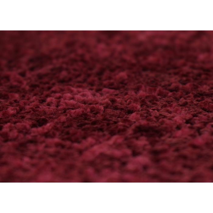 B-Ware (Futeller verbeult, Kratzer SK3) | Hocker HWC-C22, drehbar  37cm Stoff Chenille (465g/m) MVG ~ bordeaux