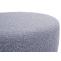 2er-Set Hocker HWC-C22, Sitzhocker Schminkhocker, hhenverstellbar drehbar  37cm Stoff Boucl 450g/m FSC ~ grau