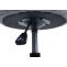 2er-Set Hocker HWC-C22, Sitzhocker Schminkhocker, hhenverstellbar drehbar  37cm Stoff Boucl 450g/m FSC ~ grau