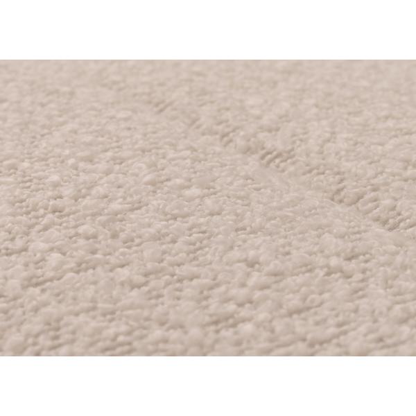 Schaukelstuhl HWC-K10, Relaxsessel, Holz FSC Stoff/Textil Boucl (450g/m) ~ beige, Gestell Walnuss-Optik